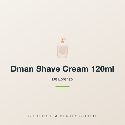 De Lorenzo Dman Shave Cream 120ml